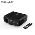 Pxodyda 800D 4K Google TV Daytime Projector 1900 ANSI Ultra HD Smart Daylight Projector with ToF CMOS Auto Focus, Dolby, Bluetooth WiFi6 for Bright Room, Home Theater, Outdoor Movie, Ceiling Mount