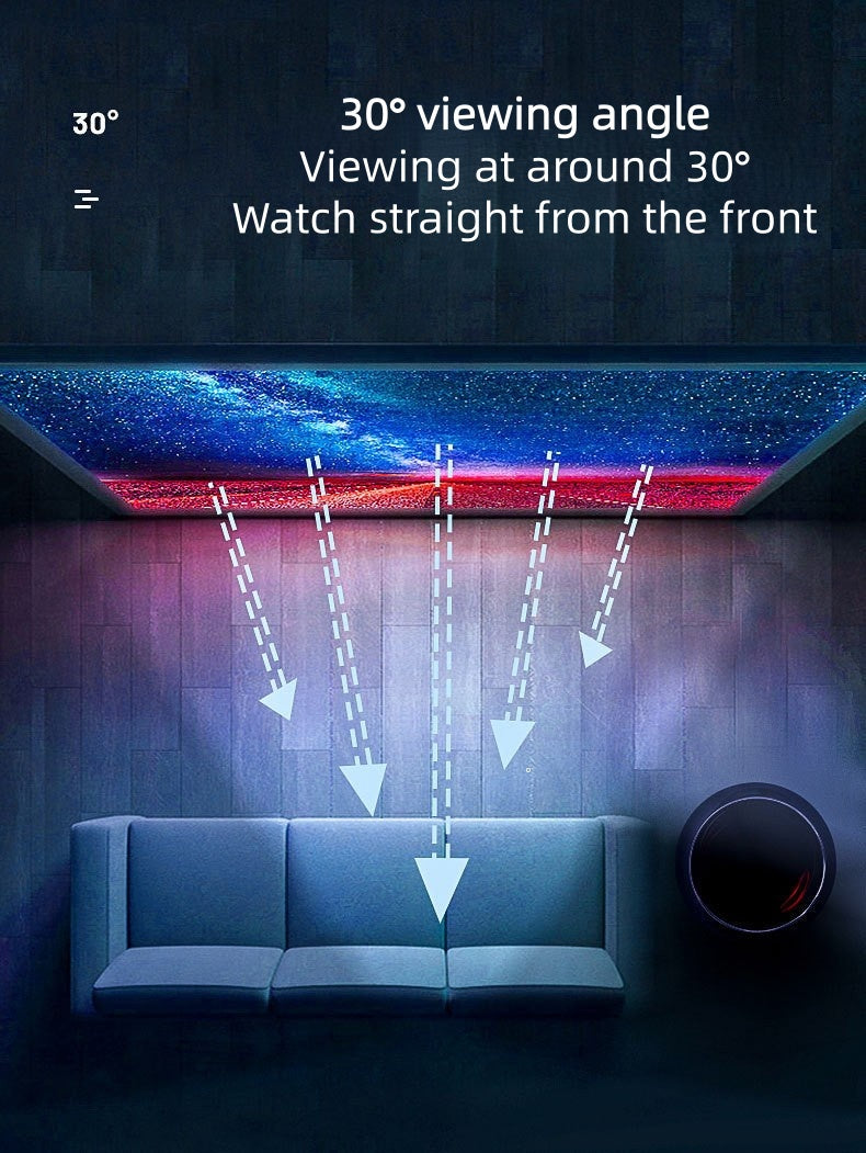 100-Inch ALR Projector Screen – Ambient Light Rejecting, Crystal Clear Daytime Viewing