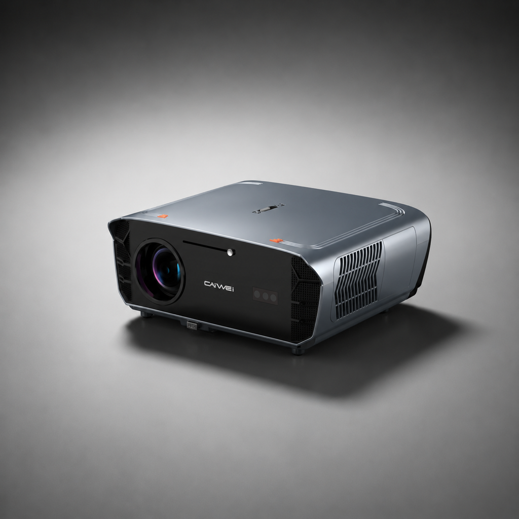 CAIWEI S7+ 4K Projector with 2026 Google TV 【Netflix Certified & Tof+CMOS Auto Focus】4000 ANSI Daytime Smart Projector Wireless NFC, WiFi6, Bluetooth,HDR10+,Dolby Audio,for Home Cinema/Outdoor Movies